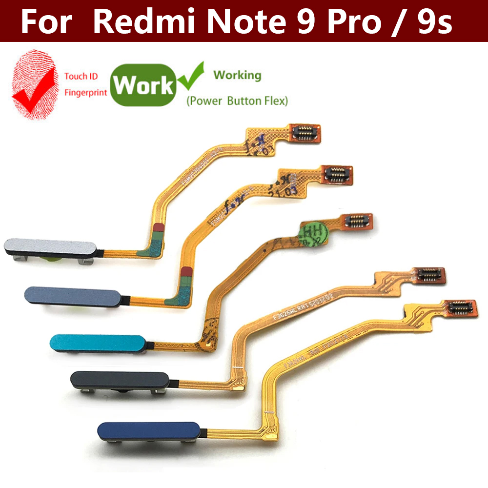 Fingerprint Cable Flex - New For Xiaomi Redmi Note 9s